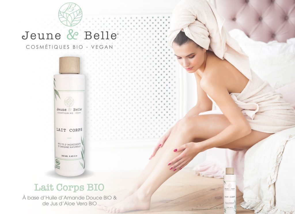 Lait corps bio et vegan