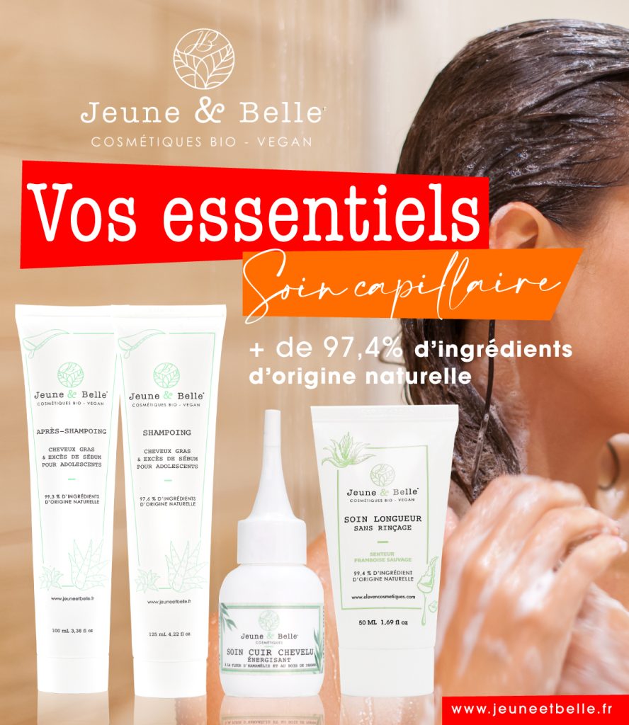 Quels soins capillaires retrouver dans la boutique en ligne de votre marque de cosmétiques française Jeune & Belle